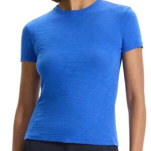 Theory Apex Tiny Tee 2 in Blue (Wave) - Medium